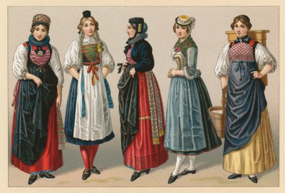 Switzerland Costume by French School